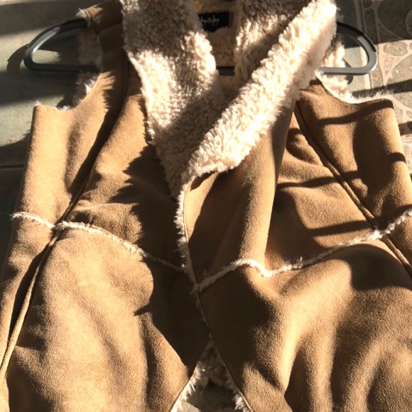 COPY - NWOT Vintage American Leather/fleece Vest Medium - Picture 3 of 6